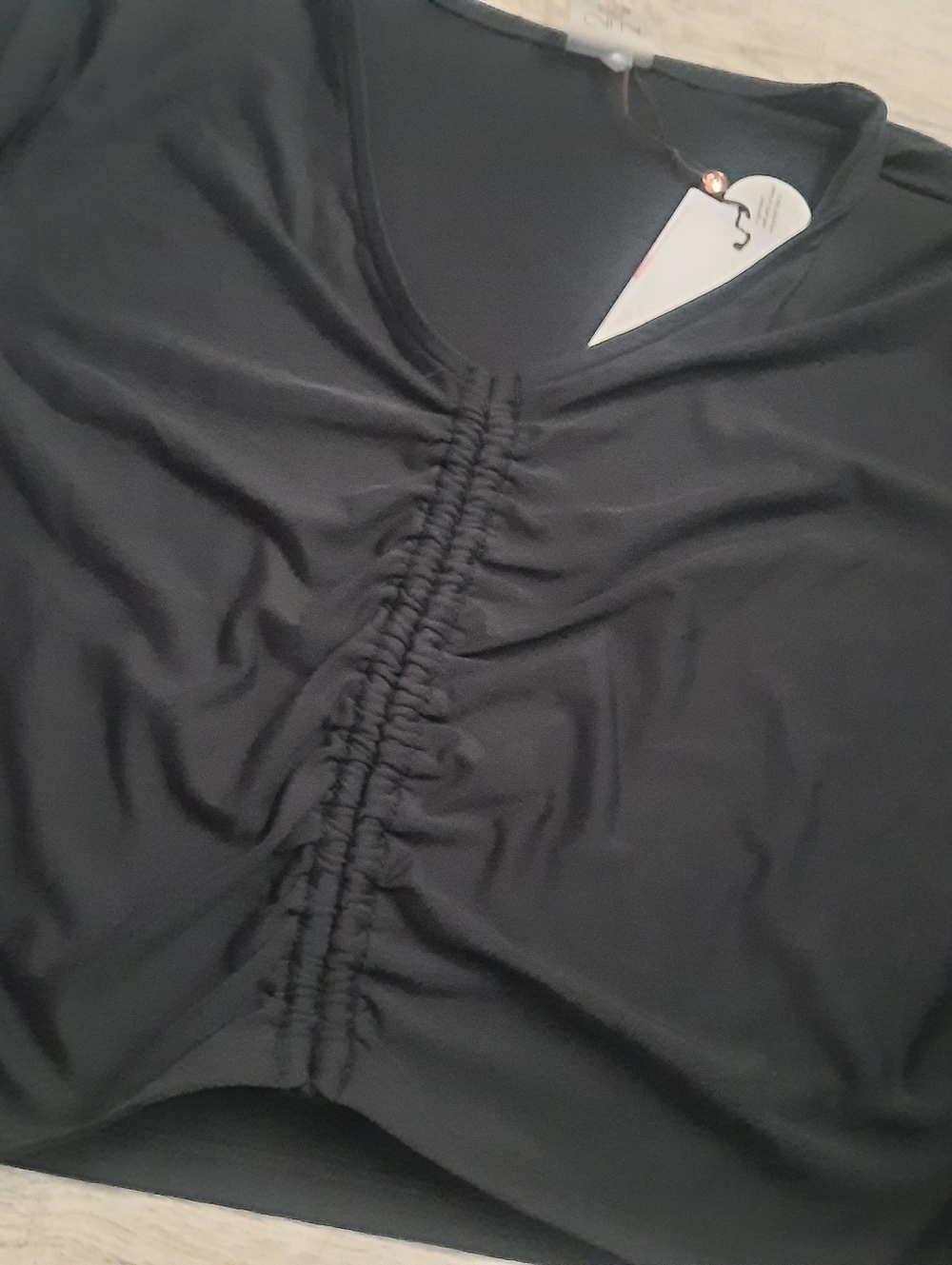 Calia Long Slee Ruched Rashguard - Picture 2 of 8